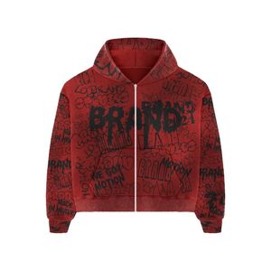 Sudaderas Unisex Extra Grandes de 500g con Efecto de Lavado de Pigmento, Impresión Digital de Alta Densidad, Logotipo Personalizado, Servicio OEM, 2026 - Product Image 4