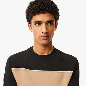 Diseño de parche Camisetas de moda masculina Superventas Camisetas de hombre al por mayor Hombres Camiseta de color sólido de cuello redondo en blanco para la venta - Product Image 3