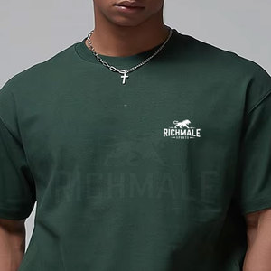 Conception la plus populaire T-shirt sur la taille T-shirt personnalisé sur la taille pour les hommes T-shirt de la meilleure qualité sur la taille - Product Image 4