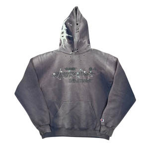 Beau look essentiel polaire sweat à capuche décontracté grande taille écologique hiver chaud lavage à l'acide 100% coton matériel - Product Image 1