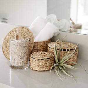 Cajas de Jacinto de Agua Naturales, Caja de Paja Sostenible de Bajo Costo para Almacenar Artículos Esenciales - Product Image 3