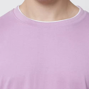 Casual Men's Full Sleeve T-Shirt with Custom Logo Wholesale High Quality Worsted Fabric Eco-Friendly Breathable 100% Cotton 2026 - Product Image 6
