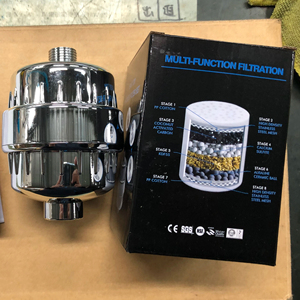 AQUA-WIN 8-Stage Activated Carbon Portable Shower <b>Filter</b> Set Eco-Friendly Easy Installation for Household & Hotel Use - Product Image 1