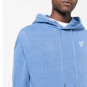 Nueva Llegada, Sudadera con Capucha 100% Algodón, Lavado Ácido, Felpa, Calidad Premium, Secado Rápido, Transpirable, Ropa Casual de Invierno, Cuello con Capucha, Color Sólido - Product Image 5