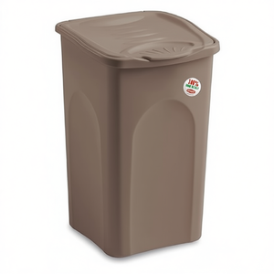 Cesto de Ropa de Plástico Stefanplast PRIMAVERA Gris Paloma 70234 Capacidad 50 Litros - Product Image 2