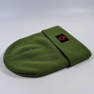 Fashion Plain Cuffed Toques for Men Custom Acrylic <b>Beanie</b> with Own Brand Patch Wholesale Blank Knitted <b>Green</b> Winter Hats - Product Image 2