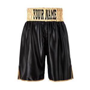 Quick Dry Customized Design Adjustable Fitness Gym Professional High Waist Breathable Polyester Boxing Trunks <b>Shorts</b> - Product Image 4