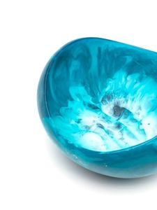 CUENCO DE SERVICIO DE RESING MULTICOLOR Servicio redondo de resina para uso en la cocina y decoración de vajilla - Product Image 2