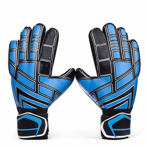 Gants de gardien de but en latex de caoutchouc taille adulte 4, logo personnalisé, gants de gardien de but de football, découpe des doigts enroulés - Product Image 2