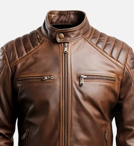 Pakistani แจ็กเก็ตหนังสำหรับผู้ชายแจ็กเก็ตมอเตอร์ไซด์ - Product Image 3