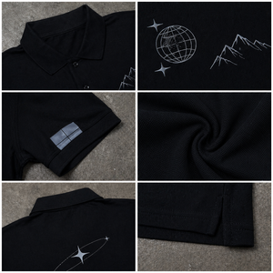 เสื้อเชิ้ตเฮนลีย์พิมพ์ลายโปโล ผ้าฝ้าย ผู้ชาย ติดกระดุม สั่งทำได้ ไซส์ใหญ่พิเศษ หรูหรา ทรงบ็อกซี่ 260gsm คุณภาพสูง - Product Image 3