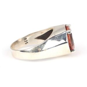 Geometric Turquoise Cut 925 Sterling Silver Men's <b>Ring</b>-Rhodium Plated Fine Jewelry - Product Image 3