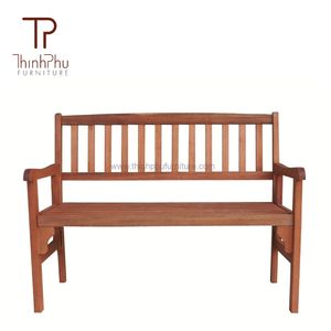 Banc en bois massif d'acacia moderne et contemporain, durable, mobilier d'extérieur pour parcs, centres commerciaux, hôtels, villas - Thinh Phu Furniture - Product Image 6