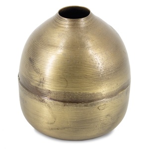 Jarrón de flores de hierro y metal artístico moderno, tonos metálicos elegantes, lujosos interiores de diseñador contemporáneos de gama alta para bodas - Product Image 6