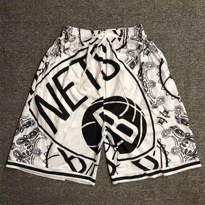 Pantalones cortos retro cosidos Just Don para hombre, pantalones cortos de baloncesto personalizados de malla de grado superior para hombre, éxito de ventas Premium al por mayor - Product Image 4