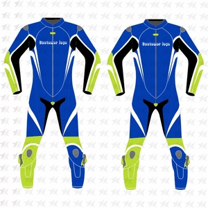 Traje de hombre de una pieza de carreras de motos personalizado de cuero de vaca genuino de alta calidad internacional - Product Image 2