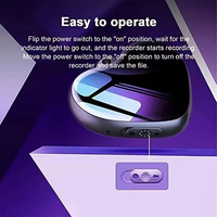 Grabadora de Voz Digital Portátil USB Winait Q66 con Batería de Litio Integrada, Capacidad de 4GB, Aleación de Zinc, Formato de Audio WAV