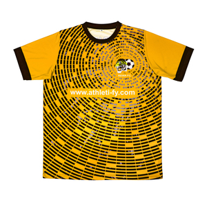 T-shirt en microfibre à séchage rapide personnalisé pour homme 100% polyester de coupe décontractée fabriquée en usine avec impression par sublimation sur tout le pourtour. - Product Image 3