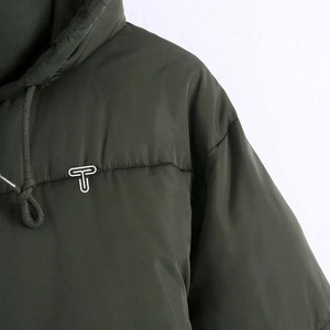 Chaqueta de burbujas acolchada de plumón de ganso, chaquetas de manga larga para parches personalizados, chaquetas acolchadas con capucha y poliéster 100% - Product Image 5