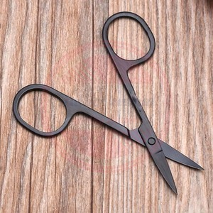 Tijeras profesionales para uñas, manicura, pedicura, tijeras para cutículas, herramientas de corte de pedicura curvadas - Product Image 2