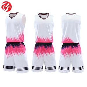 Ensembles d'uniformes de basket-ball en polyester de haute qualité pour hommes et femmes Tissu respirant à séchage rapide Certifié BSCI Imprimé Taille Plus - Product Image 2