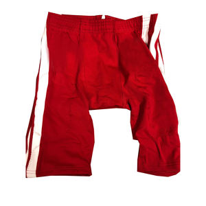Custom Made Rouge Blanc À Fines Rayures Pantalon de Football Américain - Product Image 1