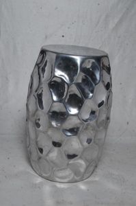 Tabourets Latéraux Italiens en Aluminium Finition Martelée Mobilier de Décoration Moderne pour Hôtel Bureau École Appartement pour Salon - Product Image 6