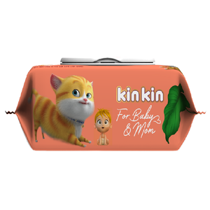 100% Lingettes humides pour bébé non tissées naturelles Service OEM/ODM Vente en gros Lingettes nettoyantes Kinkin 80 pièces - Product Image 5