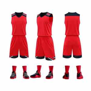 OEM personalizado sublimación Reversible baloncesto Jersey pantalones cortos camisa hombres baloncesto desgaste secado rápido entrenamiento equipo baloncesto uniforme - Product Image 1