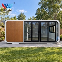 Cabane modulaire préfabriquée pour le glamping, la location de vacances et le bureau de jardin