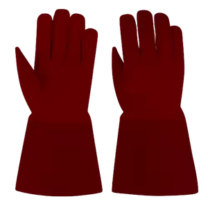 Guantes de soldadura TIG de grano de vaca y cuero dividido Protección de manos resistente al calor y a la abrasión de larga duración para soldadores - Product Image 4