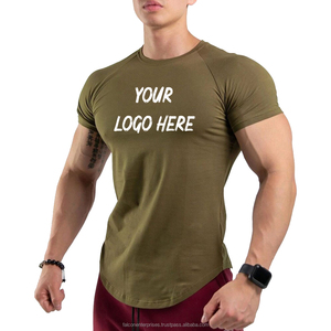 Courir Sport Jogging Formation Tee Tops Cross-fit Marque Vêtements Gym T-shirt Pour Hommes Fitness Musculation Coton Maigre t-shirt - Product Image 1
