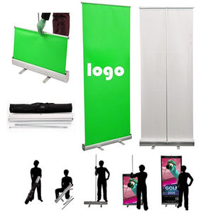 Spanduk gulung dapat ditarik kustom spanduk tampilan aluminium 85*200cm untuk promosi pameran dagang - Product Image 6