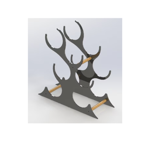 หรูหราที่วางขวดไวน์ตกแต่งโต๊ะแบบสั่งทำที่วางขวดสีทองสำหรับงานเลี้ยง - Product Image 3