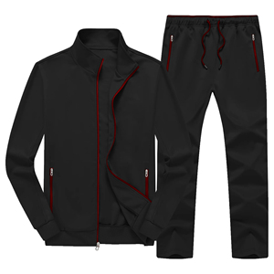 Ensemble de survêtement personnalisé de haute qualité pour hommes ensembles de survêtement Fitness Tech Fit vêtements de sport vierges survêtements imprimés grande taille décontractés - Product Image 5