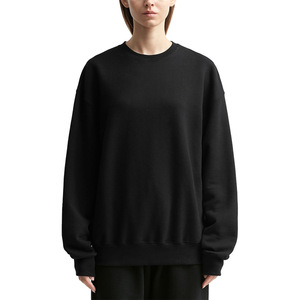 Venta caliente precio barato invierno impreso Color sólido polar mujer pulóver nuevo cuello redondo sudaderas holgadas de alta calidad hechas - Product Image 3