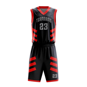Ensemble de vêtements de basketball personnalisés de haute qualité, respirant, imprimé par transfert thermique, maillot et short 100 % polyester, vêtements de sport personnalisés - Product Image 6