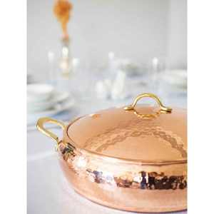 Design personnalisé Fabriqué en Inde Restaurant Plats Minimaliste Sûr Pur Cuivre Vaisselle Occidentale Fabricant et Exportateur de l'Inde - Product Image 2