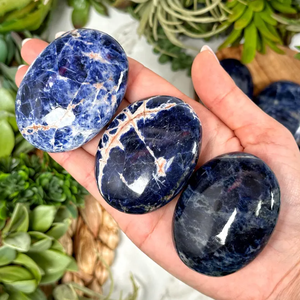 Pierre de Sodalite en cristal de guérison Offre Spéciale naturel, pierre de palmier de Sodalite bleue pour la décoration, meilleure qualité - Product Image 2