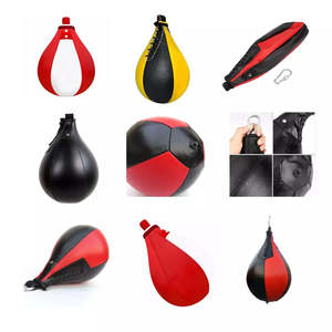 Vente en gros de sac de vitesse à double extrémité en cuir sac de boxe gonflable pour entraînement fitness entraînement de gymnastique - Product Image 6