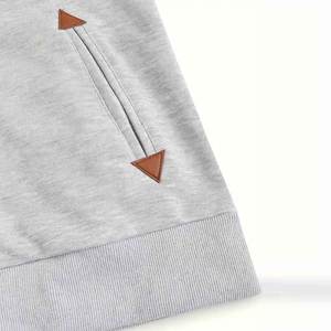 Sweat à capuche coloré de haute qualité uni de luxe 100% coton lourd pour les femmes/dernière conception sweat à capuche en molleton de tissu doux 2025 - Product Image 5