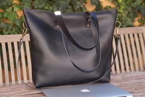 Fashionable Genuine Leather <b>Tote</b> <b>Bag</b> Women Shoulder Handbag Large Capacity Purse Office 2025 LTB-0180 - Product Image 2