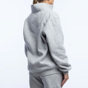 OEM personalizado de alta calidad de las mujeres Streetwear ácido lavado Tie Dye media cremallera de algodón recortado Sudadera con capucha de cuello alto logotipo frontal - Product Image 6