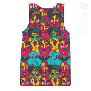 Débardeur coupe ample pour femmes respirant matériau à séchage rapide excellente évacuation de l'humidité sans couture tricoté Yoga Fitness broderie - Product Image 4