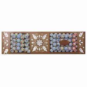<b>Chocolate</b> Tray with Mother of Pearl Wooden Serving Dish Decorative Tableware for <b>Ramadan</b> Iftar Presentation Elegant Dinnerware - Product Image 6