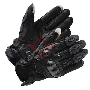 Guantes de cuero de carrera profesionales hechos a medida Guantes de motorista de primera calidad Fabricante Blindados a medida Fit Racing Touring - Product Image 2