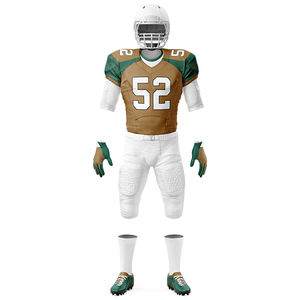 Ensemble uniforme et maillot de football américain personnalisable, respirant, grande taille, manches courtes, haute qualité, neuf, cousu - Prix bas - Product Image 1