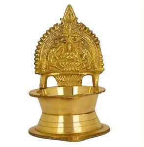 Diya en laiton fait main en forme de svastika pour la Pooja, idéal pour les articles de Pooja, nouvelle collection, décoration de la maison et du Mandir hindou. - Product Image 4