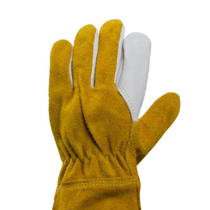 ถุงมือหนังวัวแท้กันน้ำ ป้องกันความร้อน สำหรับขับรถและเชื่อมโลหะ ลดราคาพิเศษ - Product Image 5