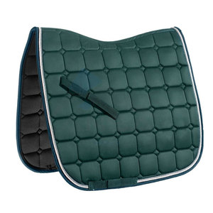 Tapis de selle matelassé de dressage de qualité supérieure Sottosella avec coque en cuir, doublure en tissu, performance de remplissage en coton et mousse - Product Image 1